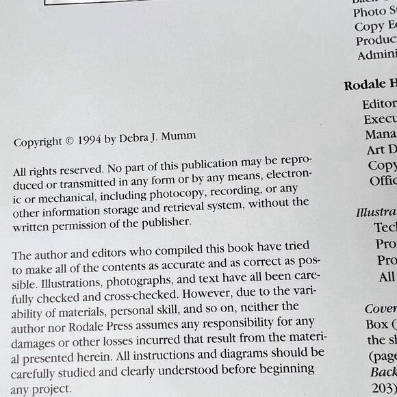 Vintage Hardback More Quick Country Quilting Mumm 1994 60 New Creative Projects - Picture 7 of 16